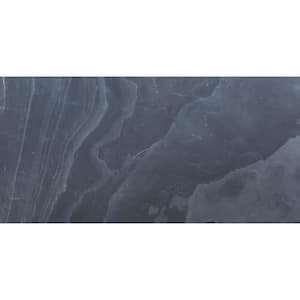 Falkirk Johnstone 2/25 in. x 2 ft. x 1 ft. Peel & Stick Black Stone Veneer Decorative Wall Paneling