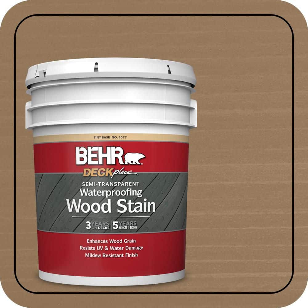 BEHR DECKplus 5 gal. #ST-365 Cape Cod Gray Semi-Transparent ...