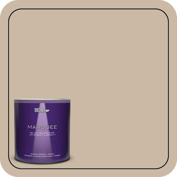 BEHR MARQUEE 1 qt. Home Decorators Collection #HDC-SM16-09 Sail Grey Eggshell Enamel Interior Paint & Primer