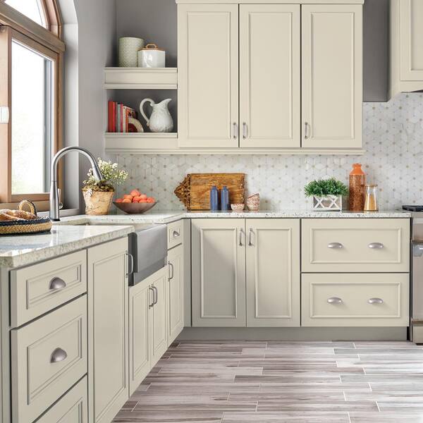 1 gal. #BWC-09 Atlantis Pearl Semi-Gloss Enamel Interior/Exterior Cabinet, Door & Trim Paint