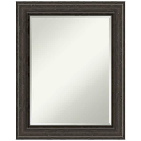 Amanti Art Shipwreck Greywash 23.5 in. H x 29.5 in. W Framed Wall Mirror