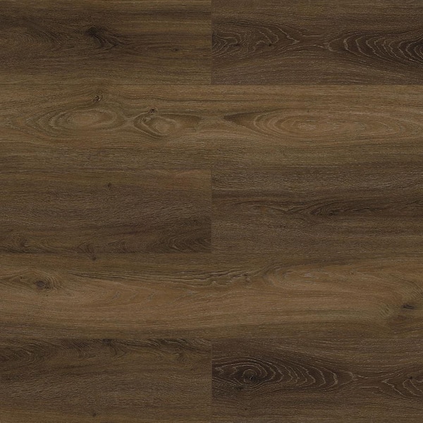 DOTFLOOR Lava Lake Umber 5MM 8MIL 7.17 in. W x 48 in. L Waterproof Hybrid Resilient Flooring (28.68 sq. ft./Case)