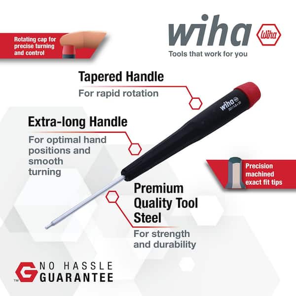 Precision Hex Screwdriver Set-Metric (7-Piece)