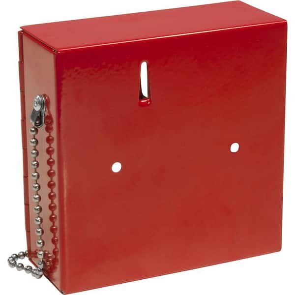 BARSKA Small Breakable Emergency Key Box Safe with Attached Hammer