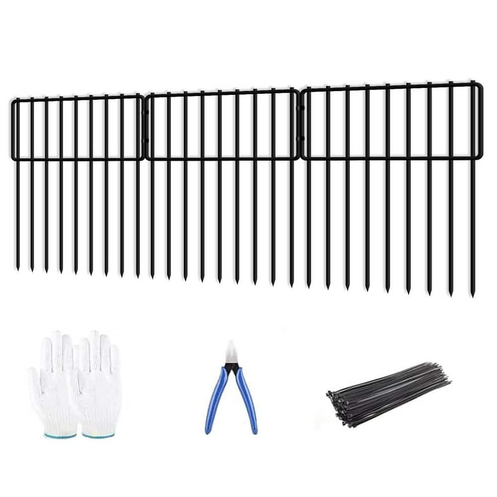 KIWDZFU Animal Barrier Fence No Dig Rabbit Fence 32ft x 13in