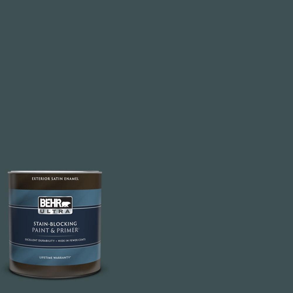 BEHR ULTRA 1 qt. S4407 Thermal Satin Enamel Exterior Paint & Primer