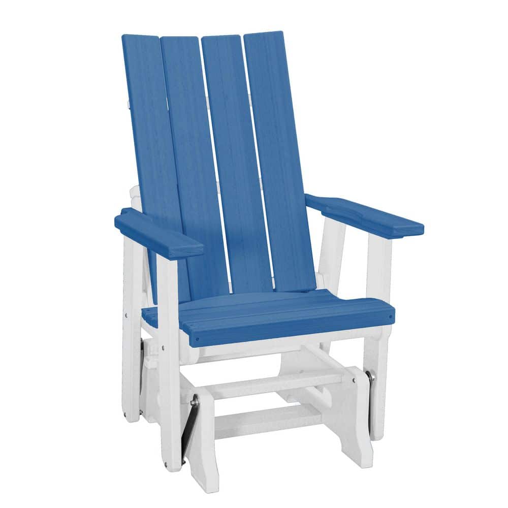 Brandon Series 27 in. 1-Person White High Density Polyethylene Plastic Outdoor Glider price history on PriceWatchPro