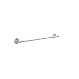 Que New Collection 30 in. Back to Back Shower Door Towel Bar in Polished Nickel