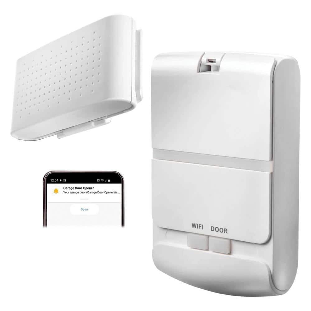 Home Zone Security WiFi Smart Alarm Sensor and Garage Door Controller ES06567G The Home Depot
