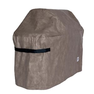 Duck Covers Elite 53 in. W x 25 in. D x 43 in. H BBQ Grill Cover in Cappuccino
