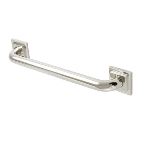 Kingston Brass Claremont 16 in. x 1-1/4 in. Grab Bar in Polished Nickel