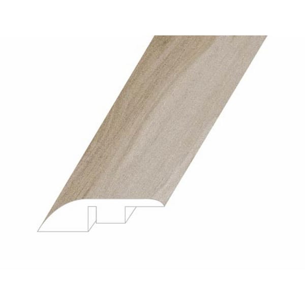 Montserrat Veritas Provincial Swan 0.6 in. T x 1.8 in. W x 94.5 in. L Vinyl Reducer Molding