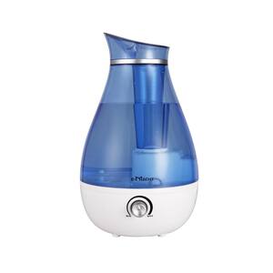 0.66 Gallons Quiet Ultrasonic Cool Mist Humidifier, Auto Shut-Off, Night Light and Adjustable Mist Output, 30dB, Blue