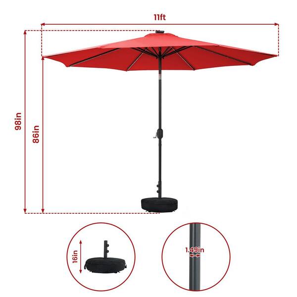 100 uv protection patio umbrellas Outdoor 10ft Rectangular Patio Umbrella Uv Protection - Bed Bath & Beyond