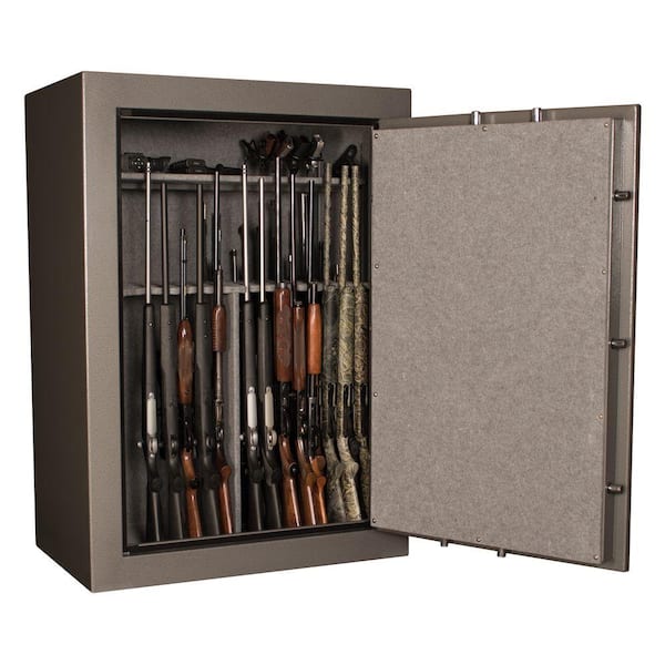 64-Gun Fire-Resistant Electronic Lock Gun Safe, Gray 64-Gun Fire-Resistant Electronic Lock Gun Safe, Gray
