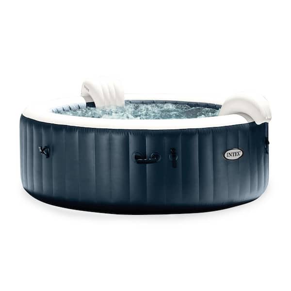 PureSpa Plus 6-Person Portable Inflatable Hot Tub Jet Spa w/12 Filter Cartridges