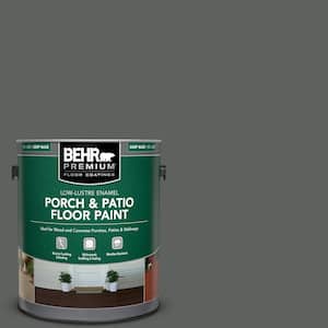 1 gal. #N460-6 Hematite Low-Lustre Enamel Interior/Exterior Porch and Patio Floor Paint