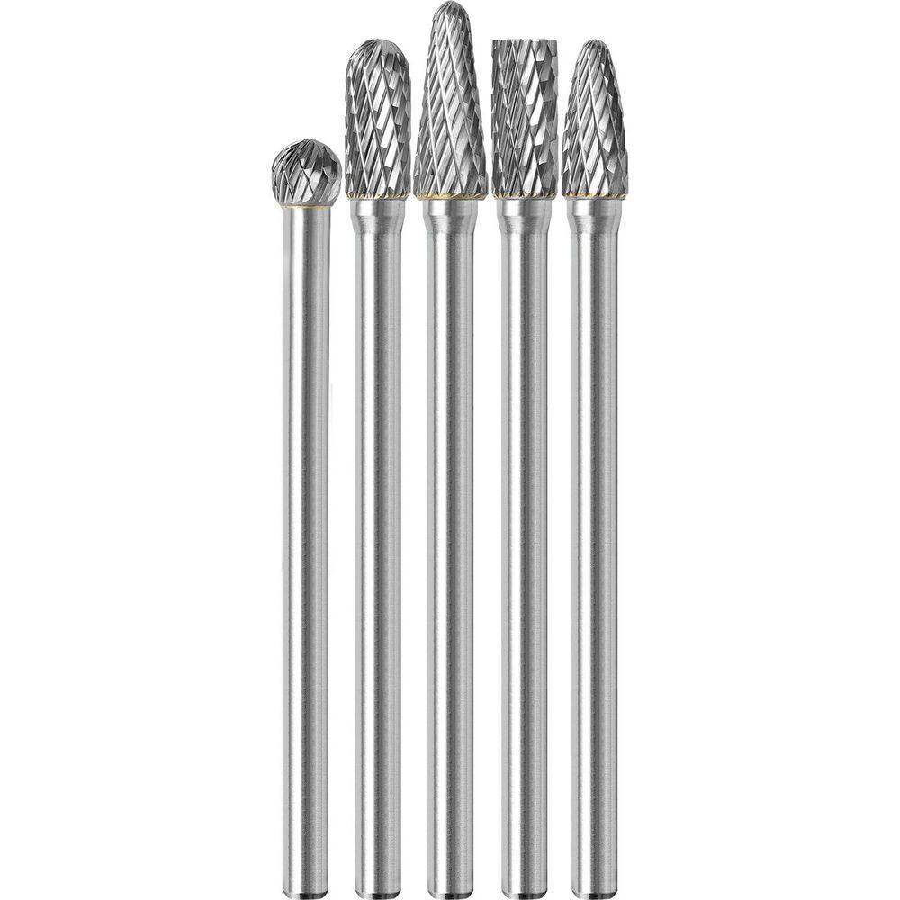 1/4 in. Tungsten Carbide Rotary Bit, 4.3 in. Long Reach Carbide Burr Assortment (5-Piece) price history on PriceWatchPro
