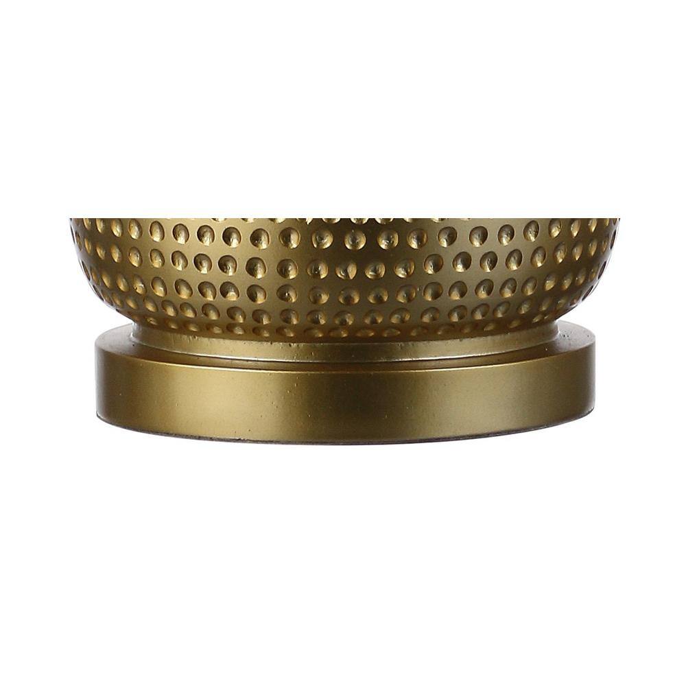 Sophia 30" Gold Resin Table Lamp with Linen Shade