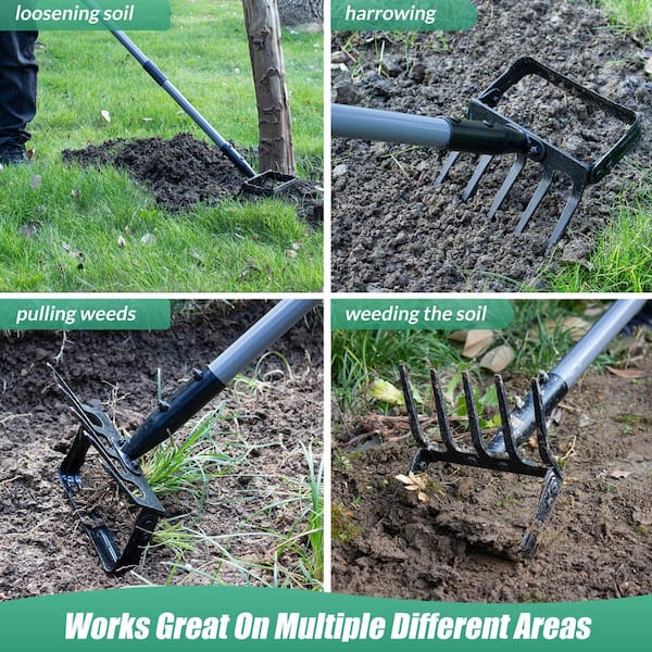 Digging Hoe Mini Action/Hula Hoe Carbon Steel Weeding Garden Soil ...