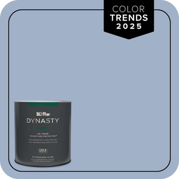 BEHR DYNASTY 1 qt. #S530-3 Aerial View Semi-Gloss Exterior Stain-Blocking Paint & Primer