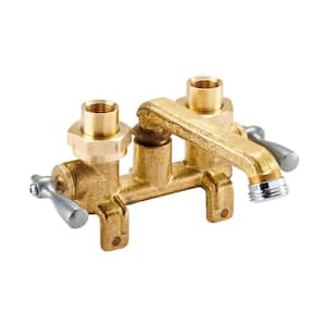 Gerber Classics 2-Handle Laundry Utility Faucet in Rough Brass