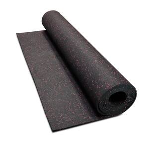Isometric Red 48 in. W x 600 in. L x 0.3 in. T Rubber Gym/Weight Room Flooring Rolls (200 sq. ft.)