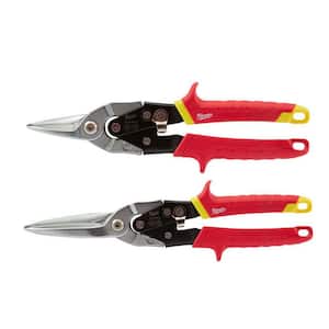 10 in. Straight-Cut Aviation Snips with 11.5 in. Long Straight-Cut Aviation Snips