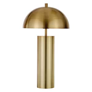 York 27 in. Brass Table Lamp