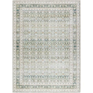 Our PNW Home Rainier Green Traditional 5 ft. x 7 ft. Indoor Area Rug