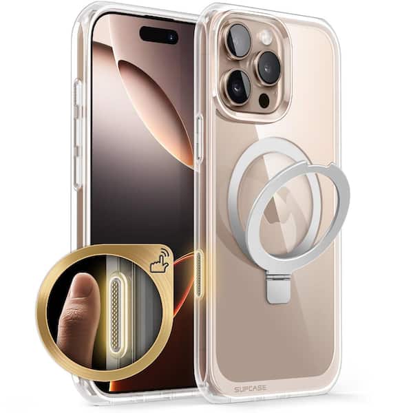 SUPCASE iPhone 16 Pro Max 6.9 inch Unicorn Beetle MAG Stand Slim Clear MagSafe Camera Control Button Case-Clear