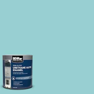 1 qt. #M460-3 Big Surf Semi-Gloss Enamel Urethane Alkyd Interior/Exterior Paint