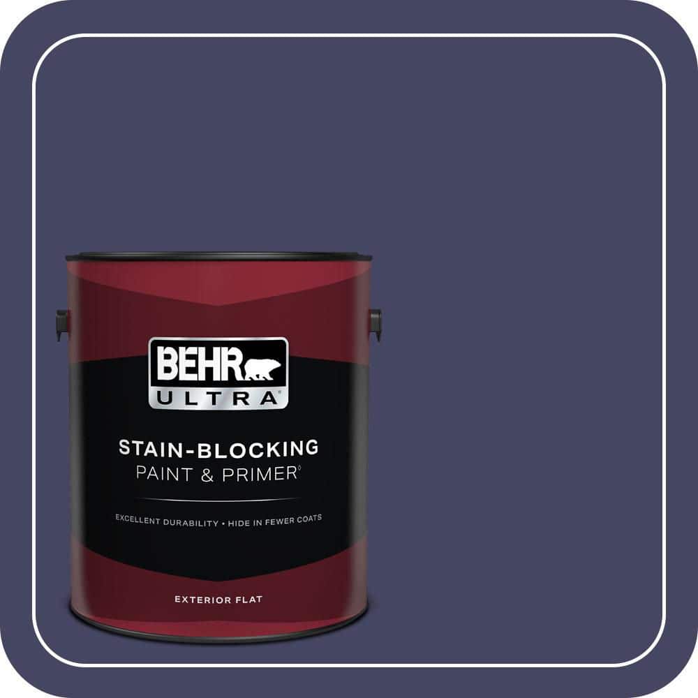 1 gal. #S-H-630 Lunar Eclipse Flat Exterior Paint & Primer price history on PriceWatchPro