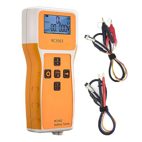 Portable Internal Resistance Voltage Tester High Accuracy 4-Wire AC Sine Lithium Lead-Acid Voltage Detector LCD