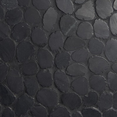 Shower Black Pebble Tile Natural, Pebble Tile Shower Floor