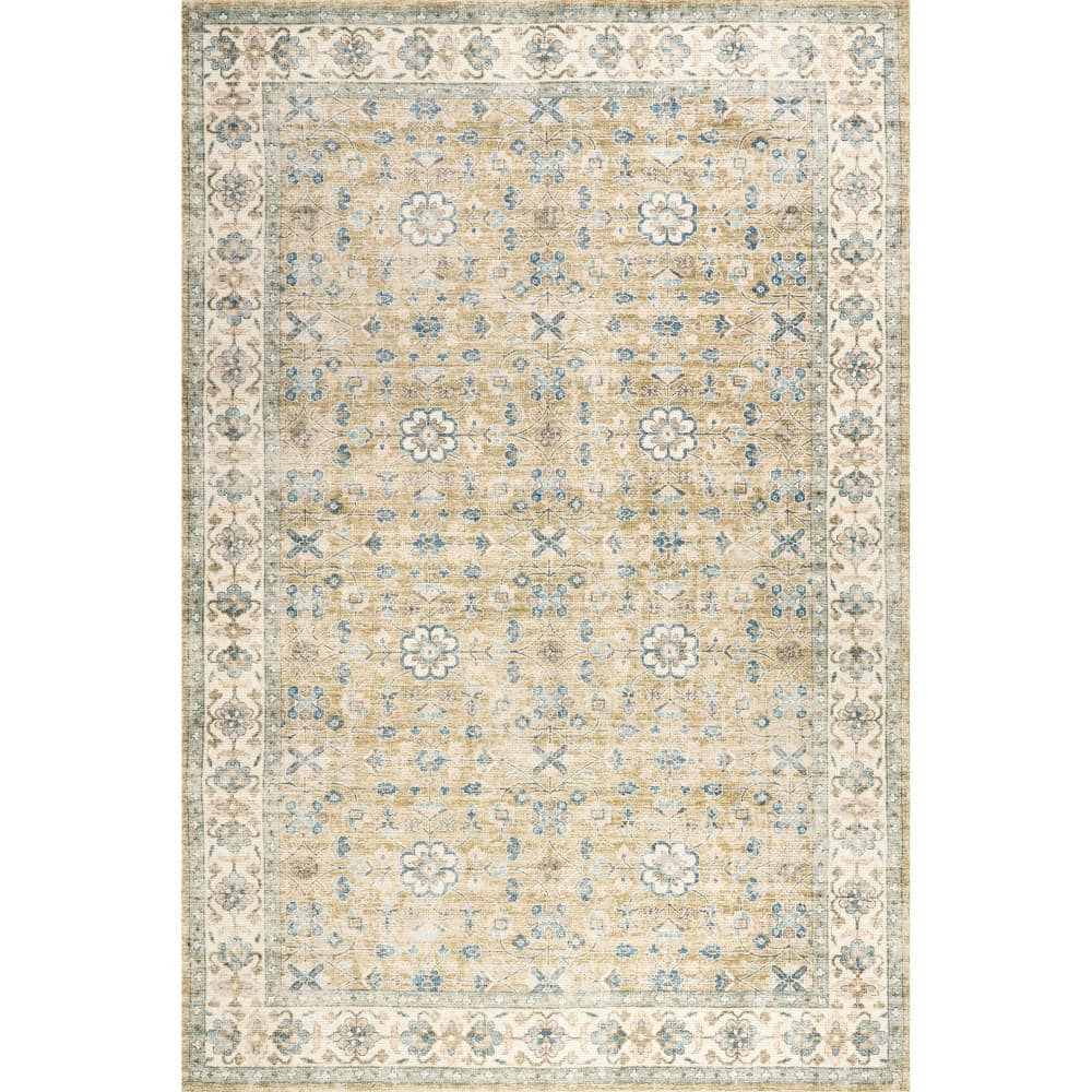 Mariel Wool and Cotton Blue 4 ft. x 6 ft. Indoor/Outdoor Patio Rug price history on PriceWatchPro