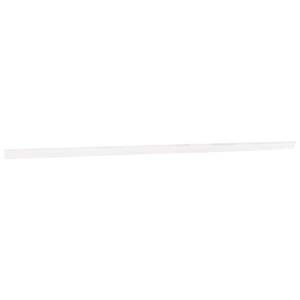 Hampton Bay 91.5 in W. x 2.75 in. H Traditional Crown Molding in Satin ...