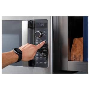 Profile 1.7 cu. ft. Over the Range Microwave in Black with Air Fry