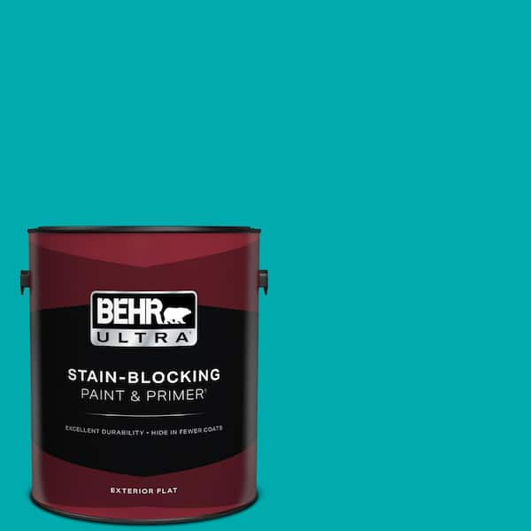 BEHR ULTRA 1 gal. #P460-5 Fiji Flat Exterior Paint & Primer