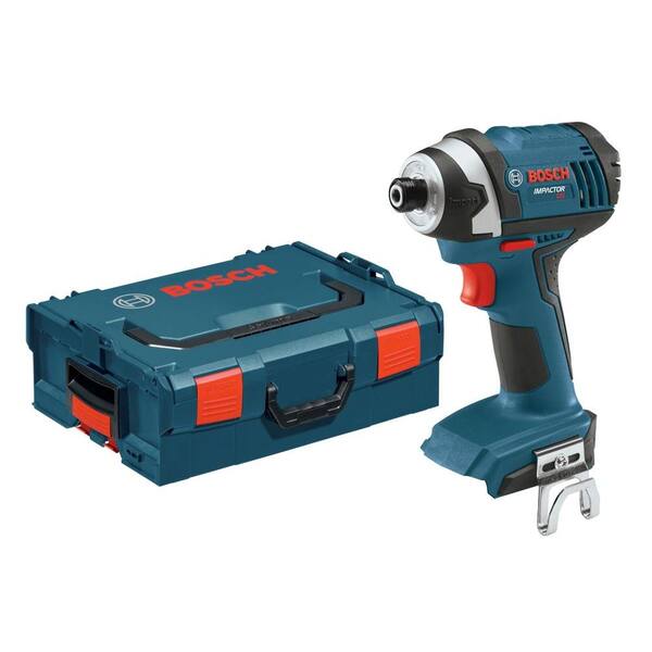 Bosch 18 Volt Lithium-Ion Cordless 1/4 in. Variable Speed Impact Driver Kit with L-Boxx Hard Case and Insert Tray (Tool-Only)
