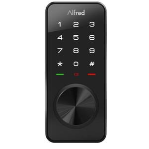 DB1-A Black Smart Single Cylinder Electronic Deadbolt Lock with Key Override