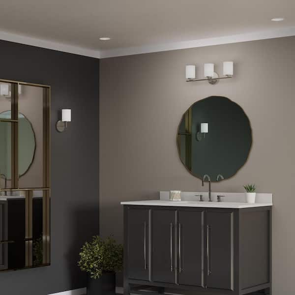 Progress Lighting Replay Collection 22 in. 3-Light Brushed Nickel