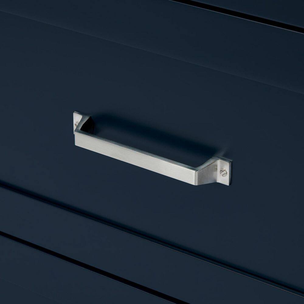 Midnight Blue 60" Double Freestanding Wood Vanity Cabinet