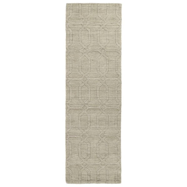Kaleen Imprints Modern Oatmeal 3 ft. x 8 ft. Runner Rug