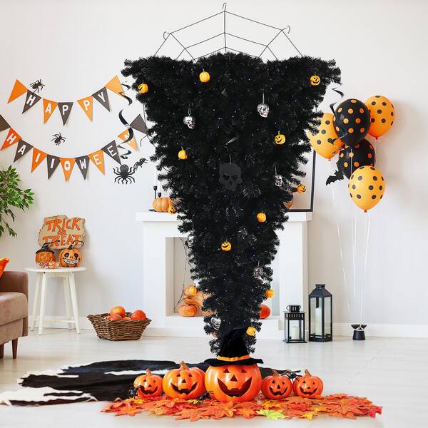 Costway 6 ft. Upside Down Artificial Christmas Tree Costway 6 ft. Upside Down Artificial Christmas Tree