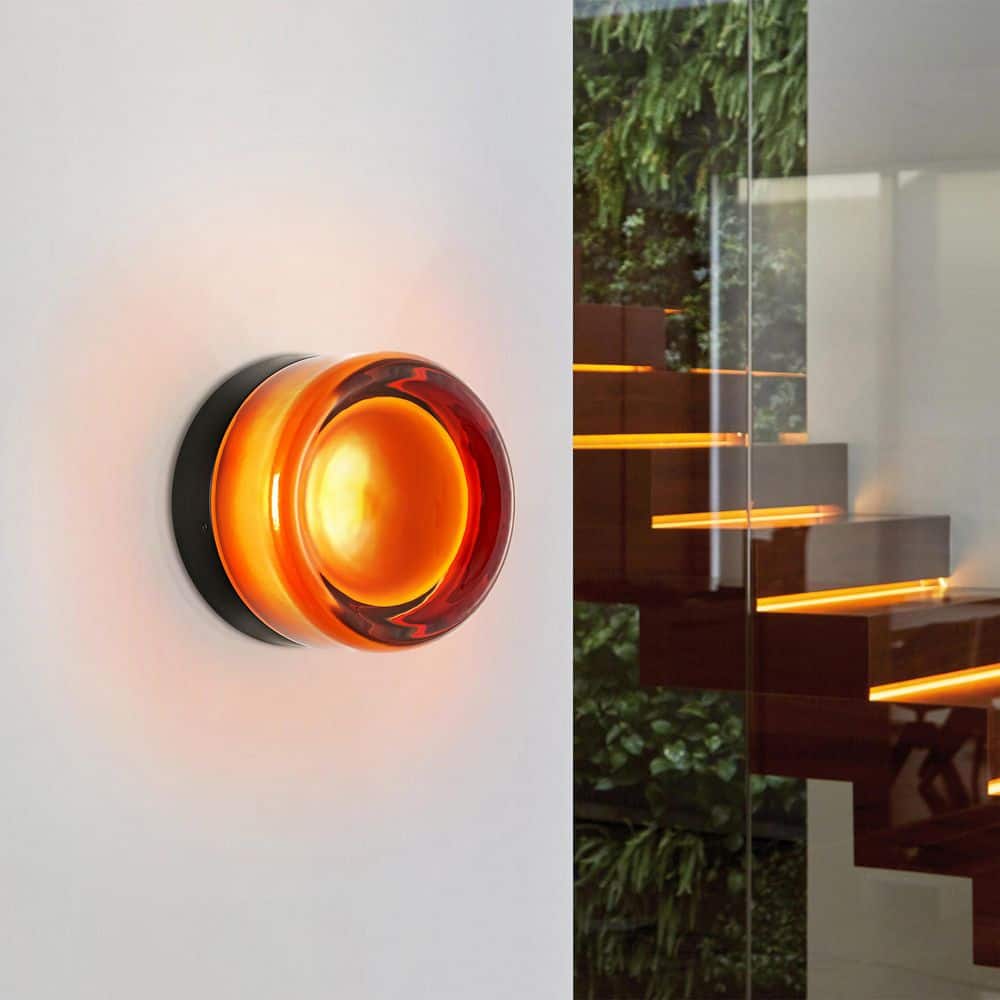 Rennnsan Eva 1-Light LED Orange Dimmable Mini Wall Sconce WS8101