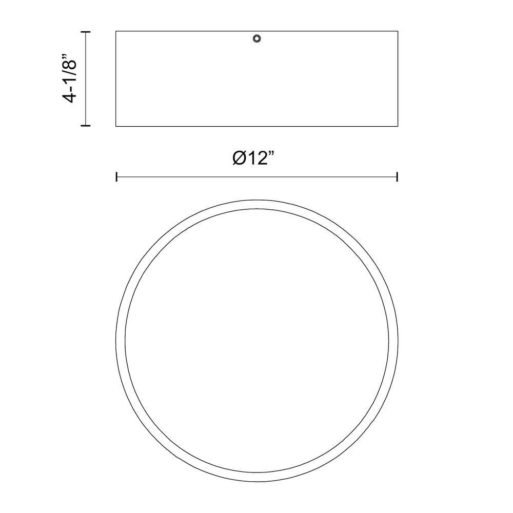 Brisbane Circular Matte Black Flush Mount with Glass Shade