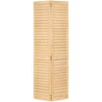 Kimberly Bay 24 In. X 80 In. 24 In. Plantation Louvered Solid Core ...