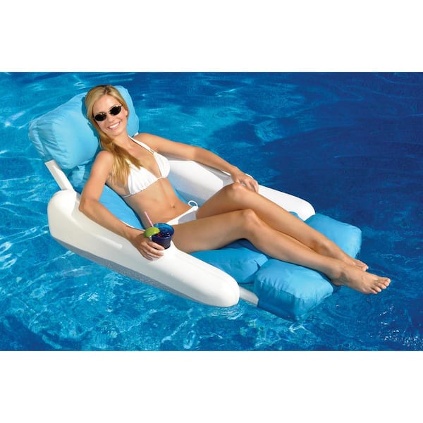 Swimline SunSoft Sunchaser Swimming Pool Floating Lounge Chair