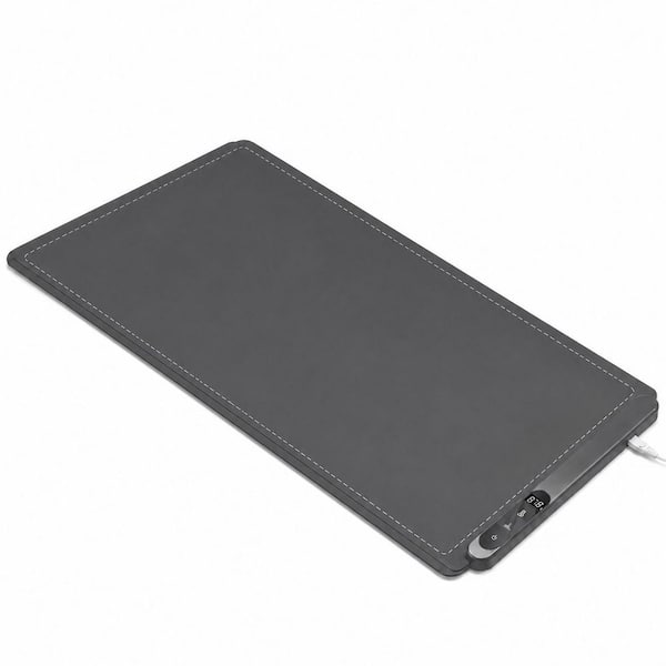 Extra Large Grey Silicone Food Warming Mat with LCD Display, Touch Control and 6 Temperature Levels